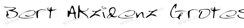 Bert Akzidenz Grotes字体转换